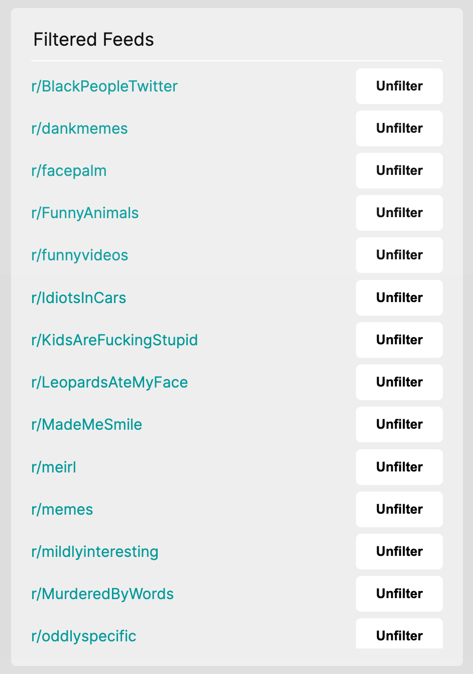 Content sorting